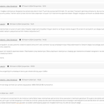 Motosikletsepeti.com'da Sipariş Sorunu Ve Müşteri Hizmetleri Şikayeti