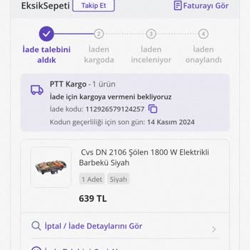 Elektrikli Izgara Ve Saç Kurutma Makinesi Sorunu