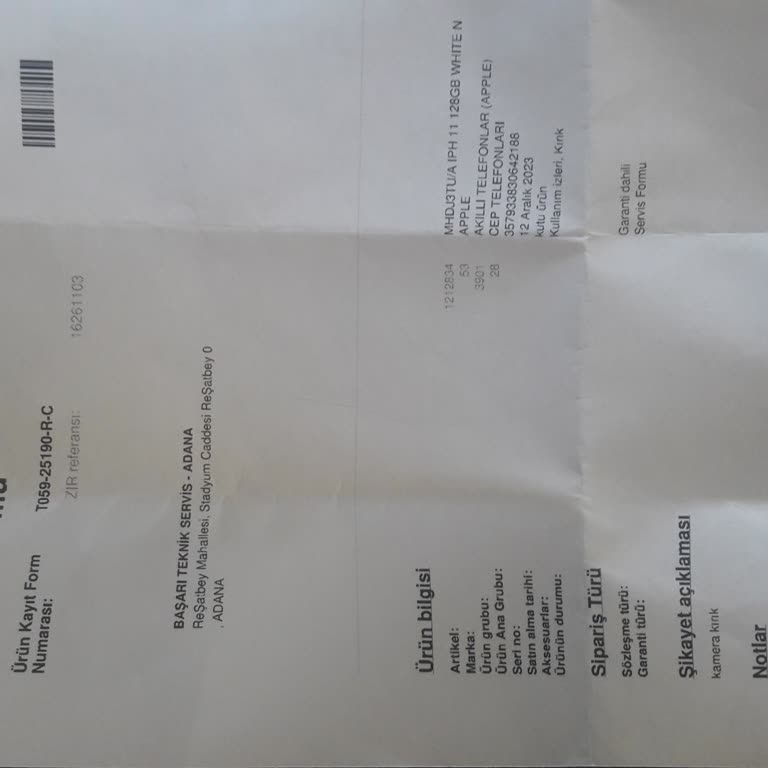 Media Markt Sigorta Ve Onarım Sürecinde Yaşanan Sorunlar