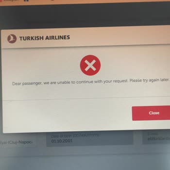 Öğrenci Belgesi Yükleme Sorunu Ve THY'nin İlgisizliği