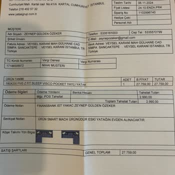 Küf Kokulu Yatak Ve İlgisiz Müşteri Hizmetleri