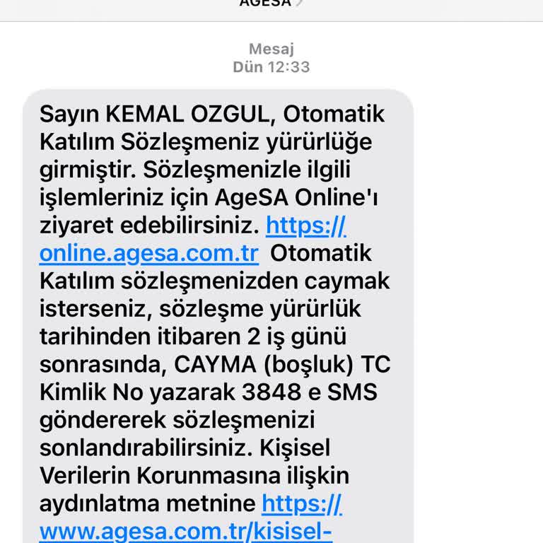 İzinsiz Otomatik Katılım Mesajı Ve Kişisel Veri İhlali