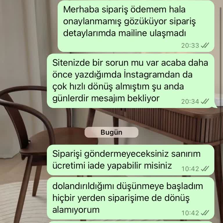 Gönderilmeyen Ürün Ve İletişimsizlik Mağduriyeti