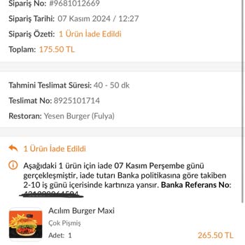 Geç Teslimat Ve Yetersiz Müşteri Hizmeti