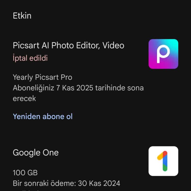 PicsArt Abonelik Sorunu Ve İade Talebi