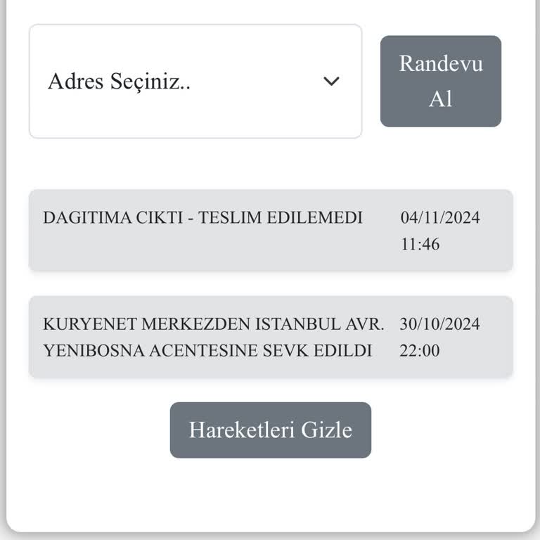 Denizbank Kredi Kartım İki Haftadır Ulaşmadı, Kuryenet Sorunu