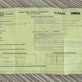 Teknosa'dan Aldığım Electrolux Kurutma Makinesi Sorunları