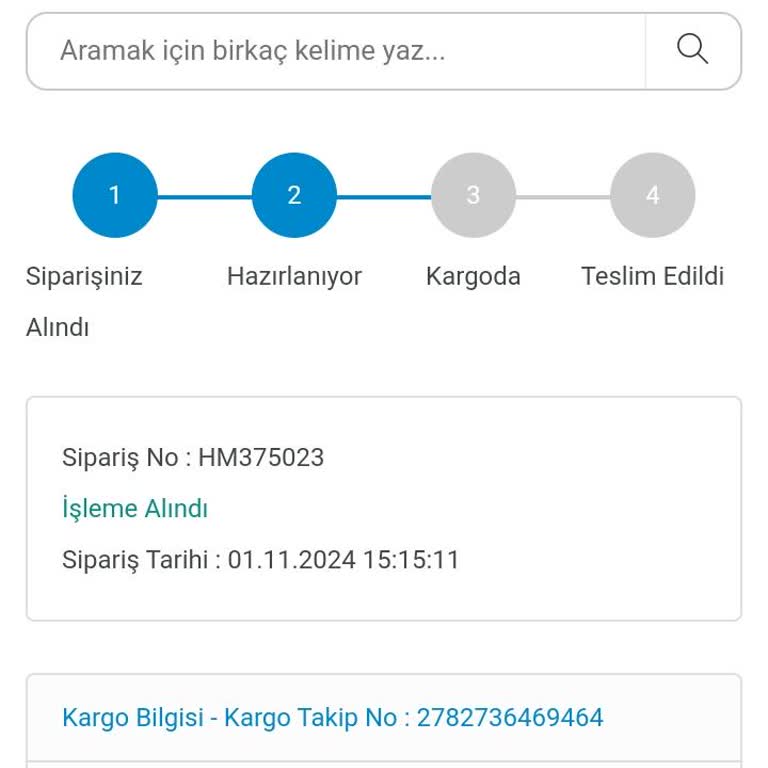 Hepsimoda'dan Sipariş Verdim, 6 Gündür Kargoya Verilmedi