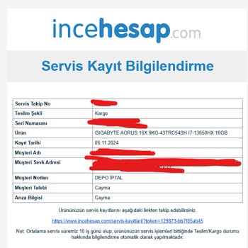 İncehesap.com'dan Aldığım Ürün İptal Edildi, Mağdur Edildim