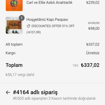 Sipariş Verildi, Ürünler Ve İletişim Yok!