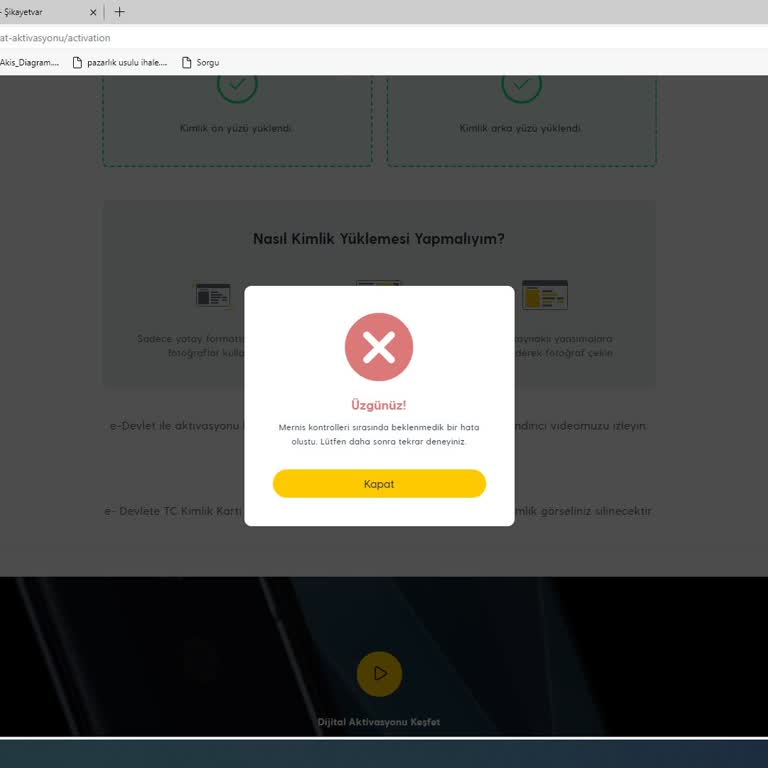 Turkcell Online Numara Taşıma Sorunu Ve Mernis Hatası