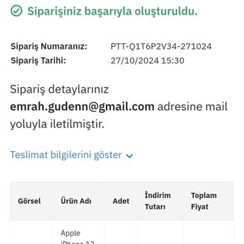 11 Günlük Bekleyiş: Kargolanmayan İphone 12 Siparişi