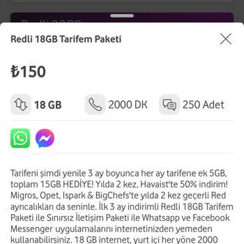Vodafone Yüksek Zamlar Ve Azalan İnternet Paketi