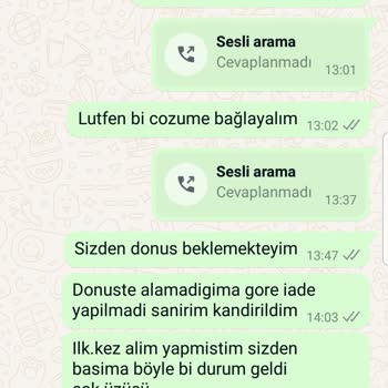 Ücret İadesi Bekleyen Müşteri Mağduriyeti