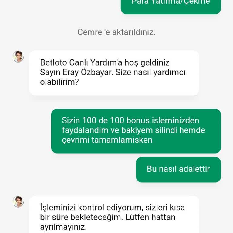 Betloto'da Bonus Kazancıma El Konuldu