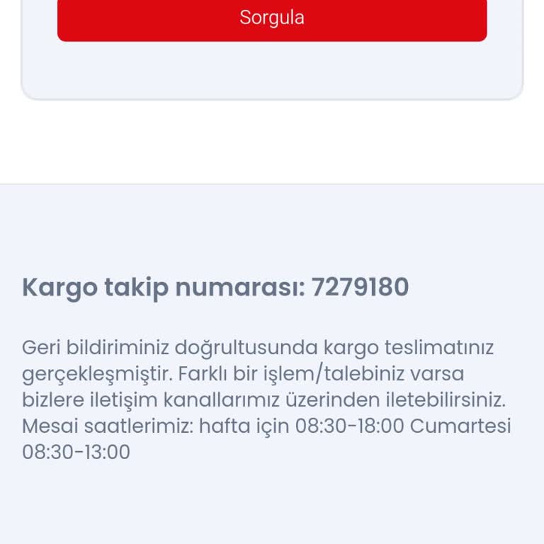 Teslim Edilmemiş Kargo Ve İletişim Sorunu