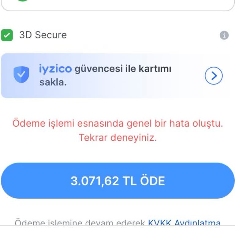 Iyzico Altyapısıyla Sürekli Ödeme Sorunları Yaşıyorum