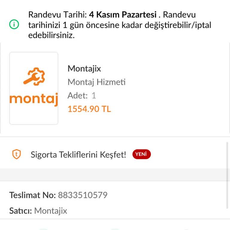 Montaj Hizmetinde İletişim Fiyaskosu