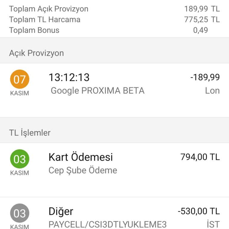 Google Proxima Beta Hesabımdan İzinsiz Para Çekti