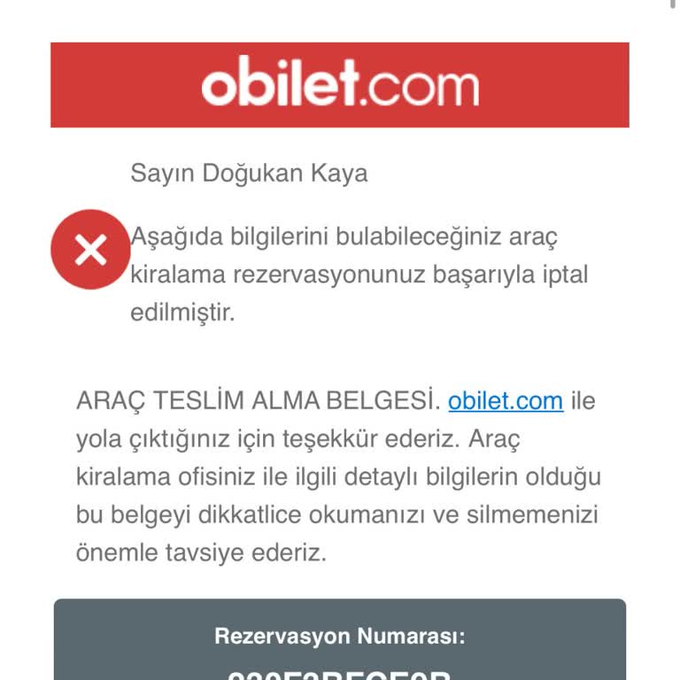 Araç Kiralama İadesinde Yaşanan Gecikme Ve İletişim Sorunları