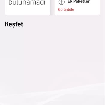 Vodafone Yanımda Uygulamasına Erişim Sorunu