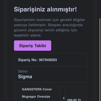 Sigma Wear'dan Sipariş Sorunu Ve İletişim Eksikliği
