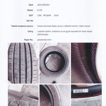 Hankook Lastiklerinde Güven Sorunu