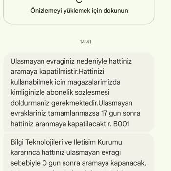 Yanlış Bilgilendirme Ve Hattın Beklenmedik Kapanması