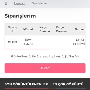 Siparişim Teslim Edilmedi Ve İletişim Kuramıyorum