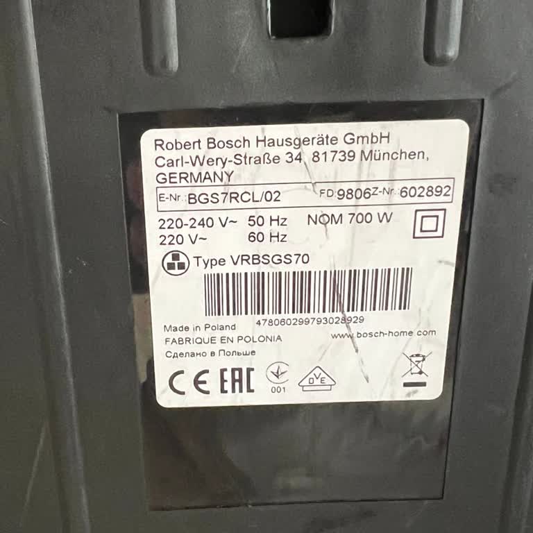 Bosch Süpürge Tekerleği Ve Garanti Sorunu