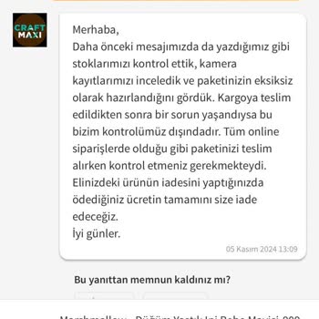 Eksik Gönderim Ve Yanıltıcı İletişim