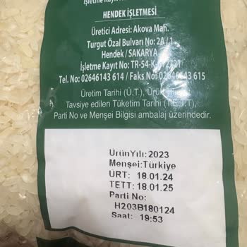 Son Kullanma Tarihi Geçmemiş Pirinçte Haşere Sorunu