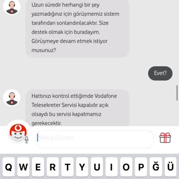 Vodafone'da Sesli Mesaj Sorunu Ve Ek Ücretlendirme