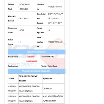 Aras Kargo İle Sürekli Yaşanan Teslimat Sorunları