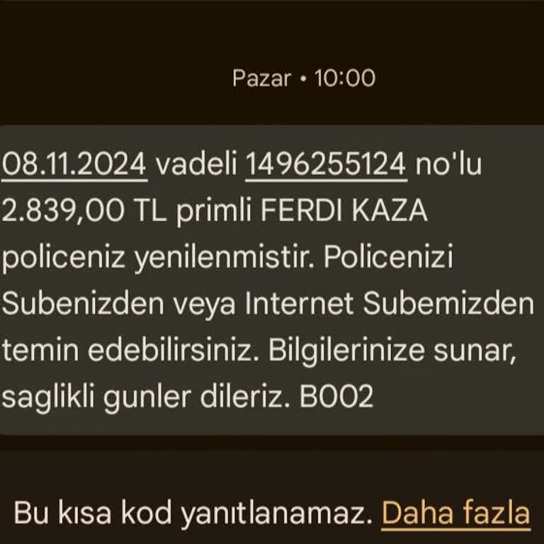 Bilgim Dışında Yapılan Sigorta İşlemi