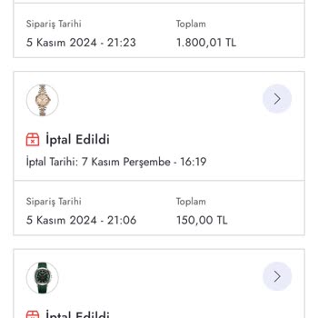 Yanlış Fiyatlandırma Nedeniyle İptal Edilen Siparişler