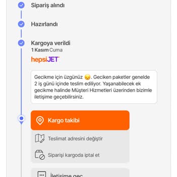 Hepsiburada'dan Sipariş Verilen Ürün Teslim Edilmiyor
