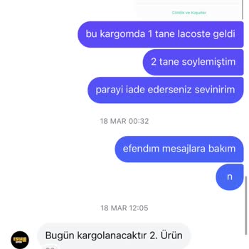 Estilo Giyim'den Kargo Mağduriyeti