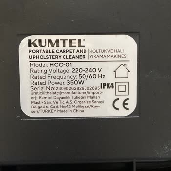 Kumtel Halı Yıkama Makinesi Hayal Kırıklığı
