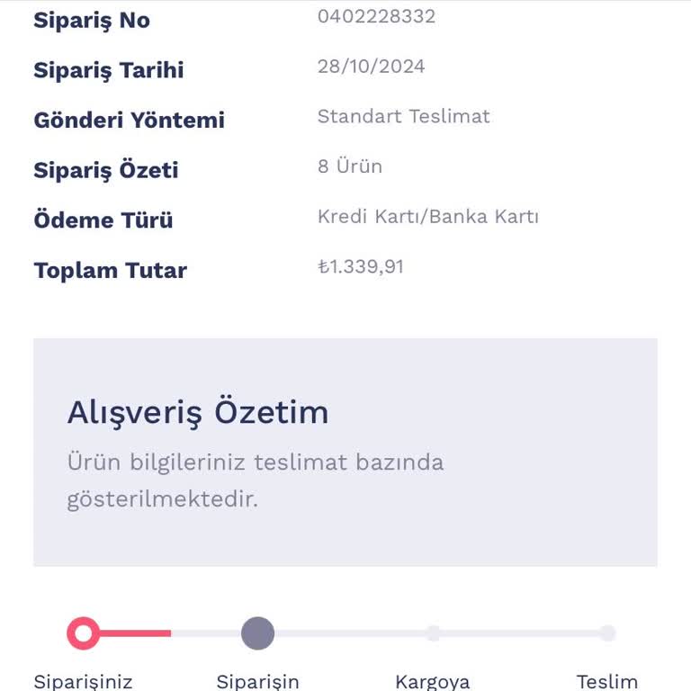Penti'den Aldığım Sipariş 7 Gündür Hazırlanıyor