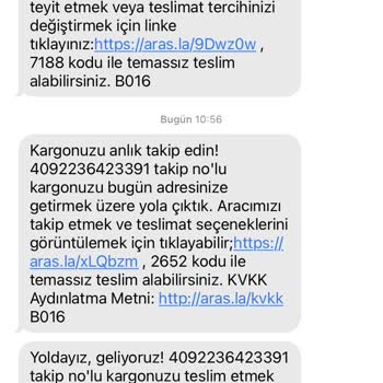 Aras Kargo İle Sürekli Teslimat Sorunları