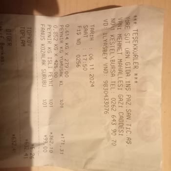 Kestel Şubesinde Sürekli Bozuk Peynir Sorunu