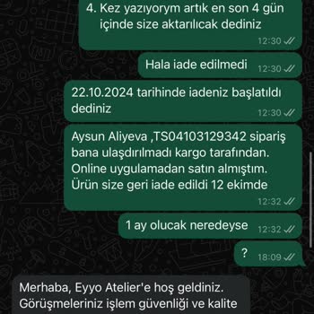 Kargo İadesi Ve İletişim Sorunları