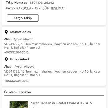 Kargo İadesi Ve İletişim Sorunları