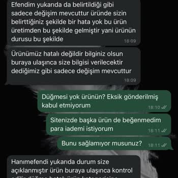 Eksik Düğmeli Kaban Ve İlgisiz Müşteri Hizmetleri