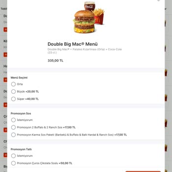 Migros Uygulamasıyla McDonald's Siparişinde Malzeme Çıkarma Sorunu