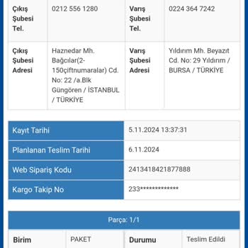 Teslim Edilmeyen Kargo Ve Yanıltıcı Bilgilendirme