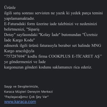 Çizik Ürünler Ve Yetersiz Çözüm: Karaca'dan Hayal Kırıklığı