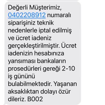 Eksik Teslimat Ve İletişim Sorunları