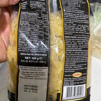 Makarna Paketinden Çıkan Böcek Şoku